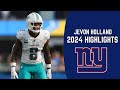 Jevon Holland 2024 Highlights 🔥 | Welcome to the Giants