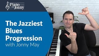 The Jazziest Blues Piano Progression of ALL Time!  Lesson by Jonny May