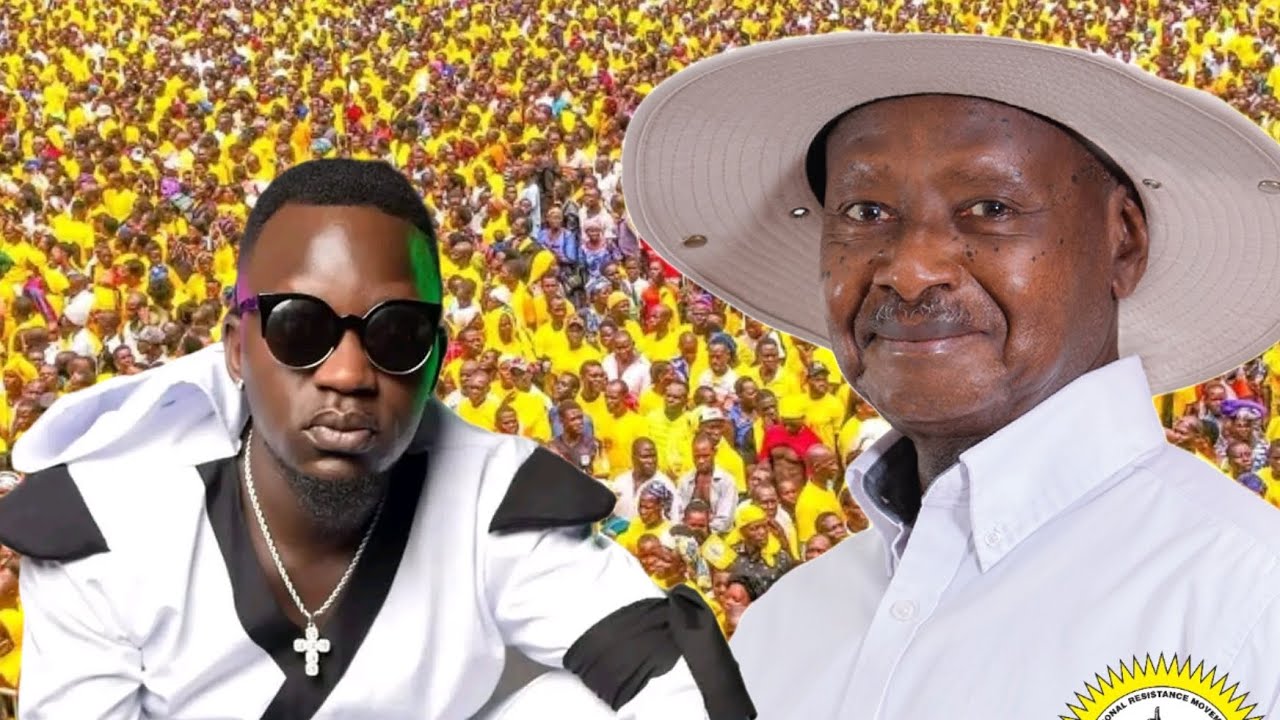 PATO LOVERBOY STROM PRESIDENT MUSEVENI CAMPAIGN RALLY WITH VIBES @GULU CITY 