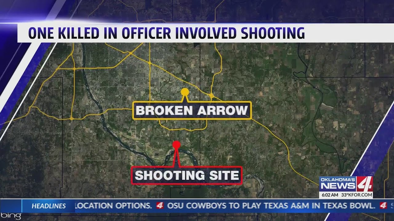 One killed in officer-involved shooting in Broken Arrow - YouTube