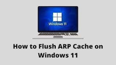 How To Clear ARP Cache In Windows 11/10