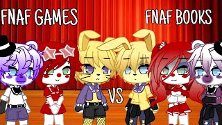 FNAF Games VS FNAF Books singing battle || SONGS ARE IN DESC!!