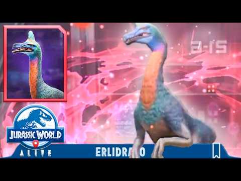 NEW ERLIDRACO LEGENDARY (JURASSIC WORLD ALIVE)