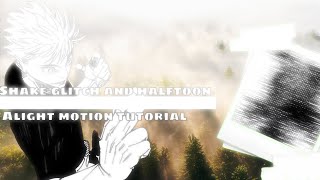 Shake + Glitch + Halftone Tutorial | Manga Edit (Alight Motion)