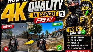 CapCut 4K Secret 😱