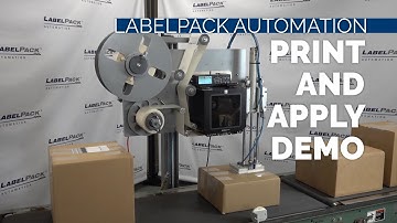 Print and Apply Labeling System Demo