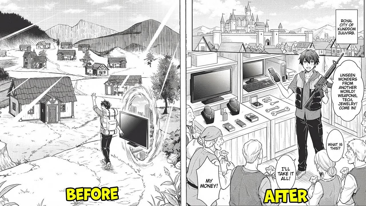 EXILED TO ANOTHER WORLD WITH PORTAL MAGIC AND INFINITE RARE LOOT, I LEAD MY LANDS | MANGA RECAP