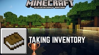 TAKING INVENTORY TROPHY- Minecraft PS4
