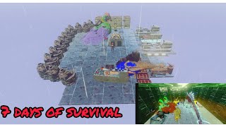 🔥I survived 7 days on a Qz base🔥|PvP/Raid/Build and Tame #arkmobile |ARK MOBILE|