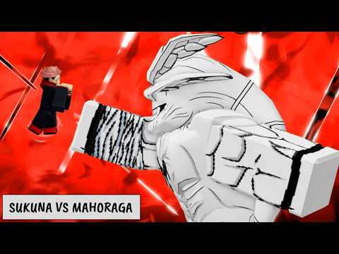 INSANE Sukuna vs Mahoraga Clash | Jujutsu Shenanigans Roblox (Epic Battle)