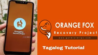 How to install Orange Fox Recovery tagalog tutorial