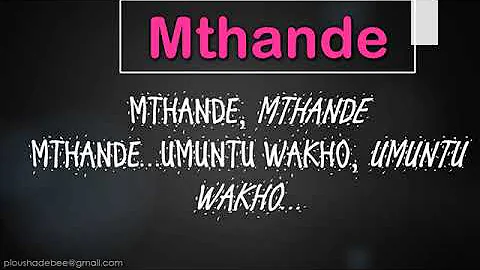 Musa Ft. Robbie Malinga - Mthande @AfrosoulcollectorsCorner