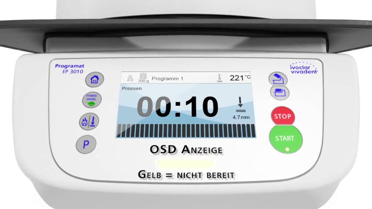 Programat EP 3010 Ivoclar Vivadent - YouTube