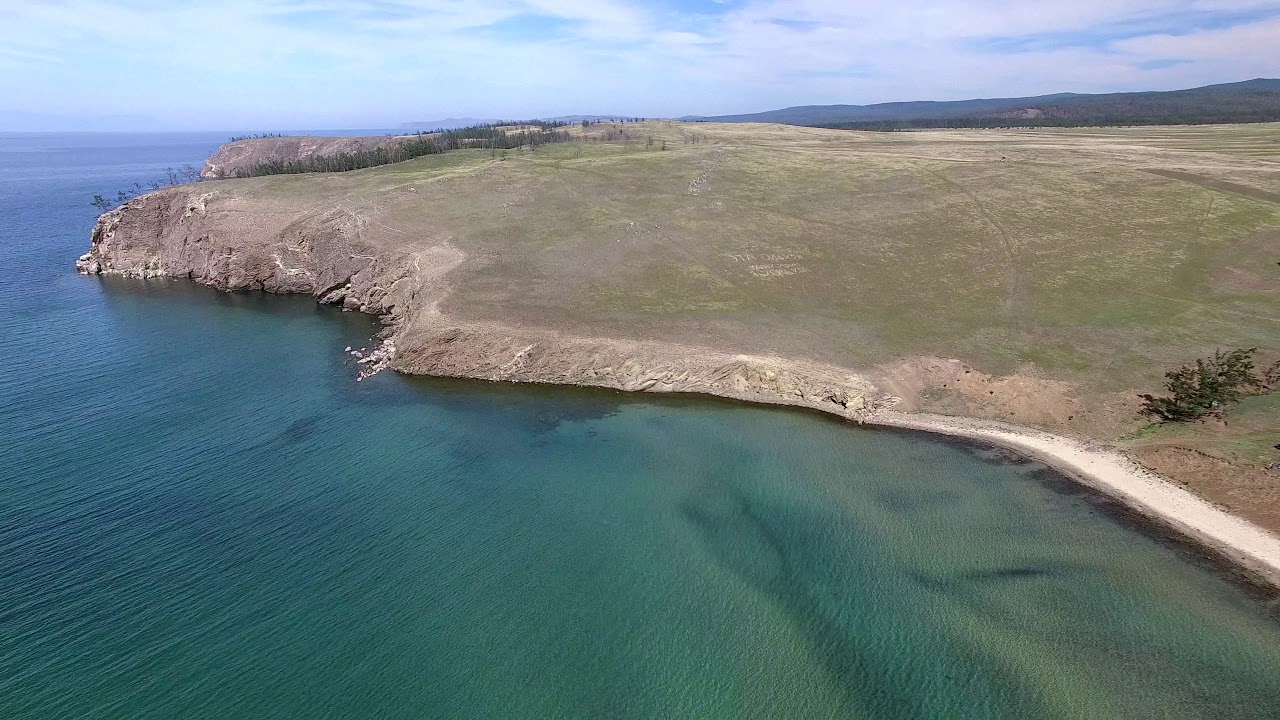Правый берег о  Ольхон, Baikal Lake 4K