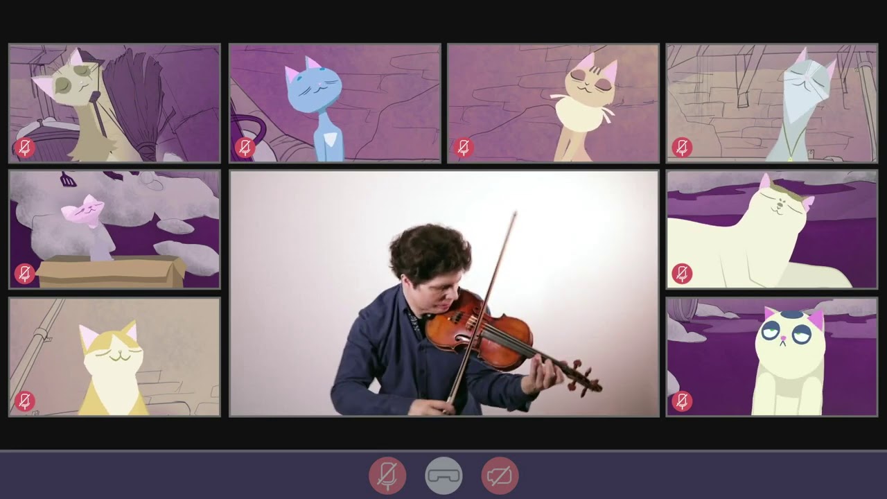 Concerto Virtuale dei Gatti - Augustin Hadelich | Paganini Caprice No. 5
