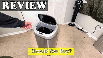 NINESTARS Automatic Touchless Infrared Motion Sensor Trash Can Review