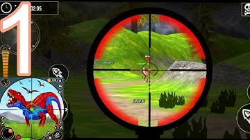 Wild Dinosaur Hunting Gun Game - Gameplay Walkthrough Part 1 (iOS, Android)