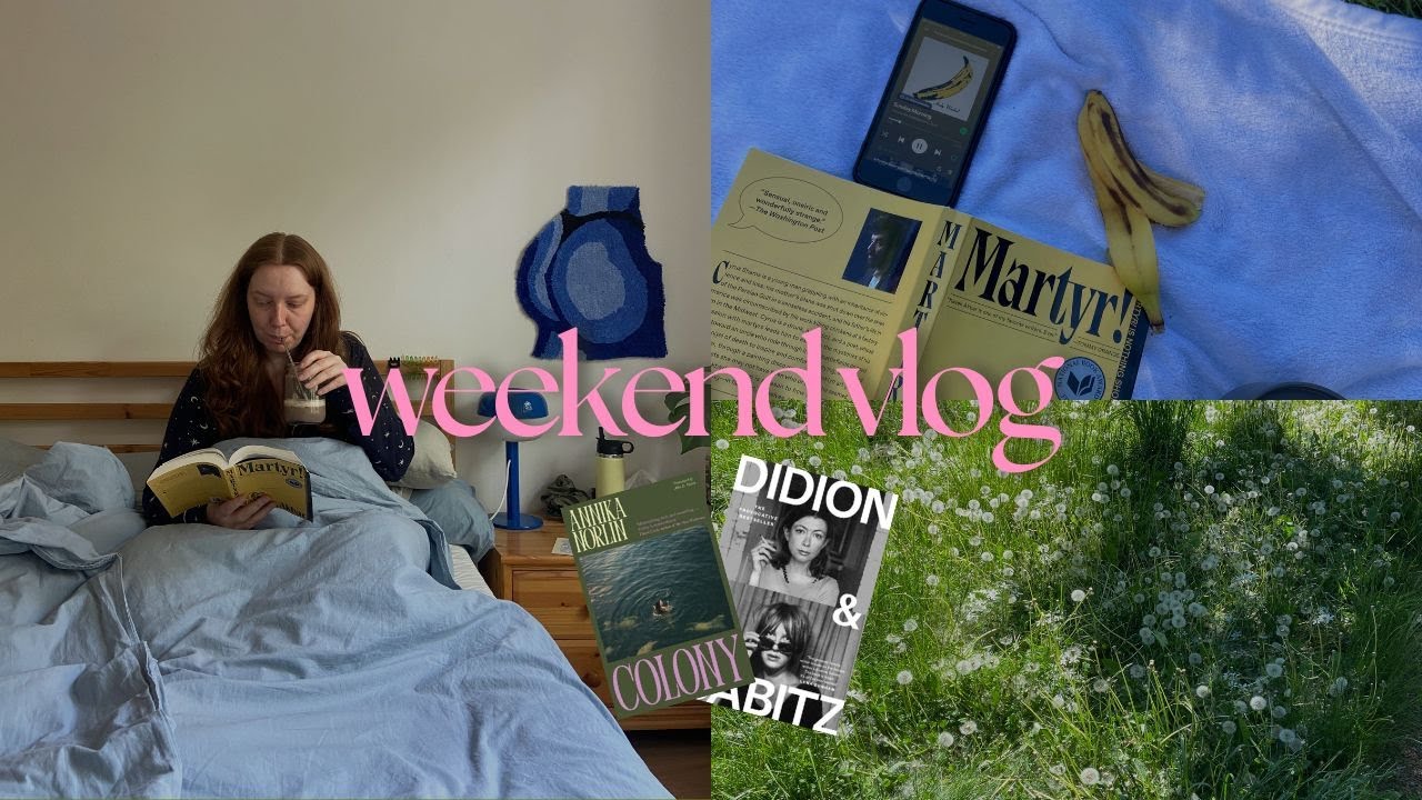 weekend reading vlog | lazy weekend, berlin book haul, reading martyr!