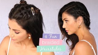 4 Fun Braid Hairstyles with @ozbeautyexpert | Scunci