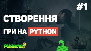 Гра на Pygame з нуля / Урок #1 – Розробка ігор на Python для початківців