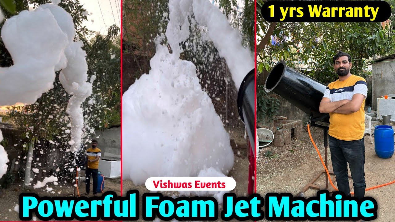 Powerful Foam Jet Machine, Vpro Foam Machine, 1yrs Warranty, Heavy Duty, Metal Body, Vishwas