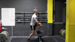 Step Up With Knee Raise