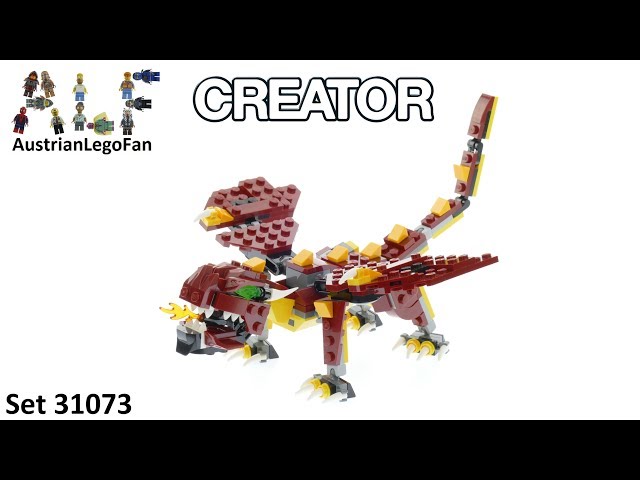 Lego Creator 31073 Mythical Creatures - Lego Speed Build Review