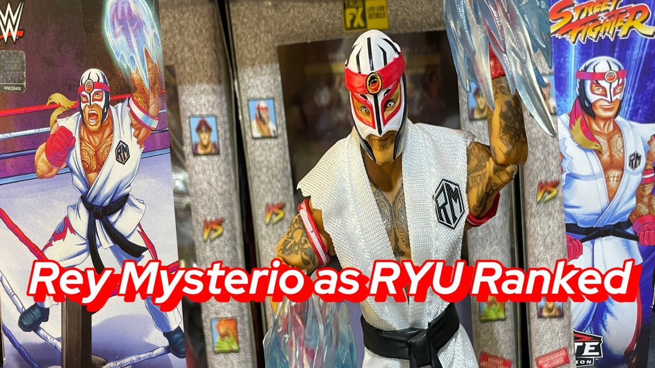 Rey Mysterio Street Fighter WWE Mattel Elite Toy Ranking & Review Why do we need this Figure???