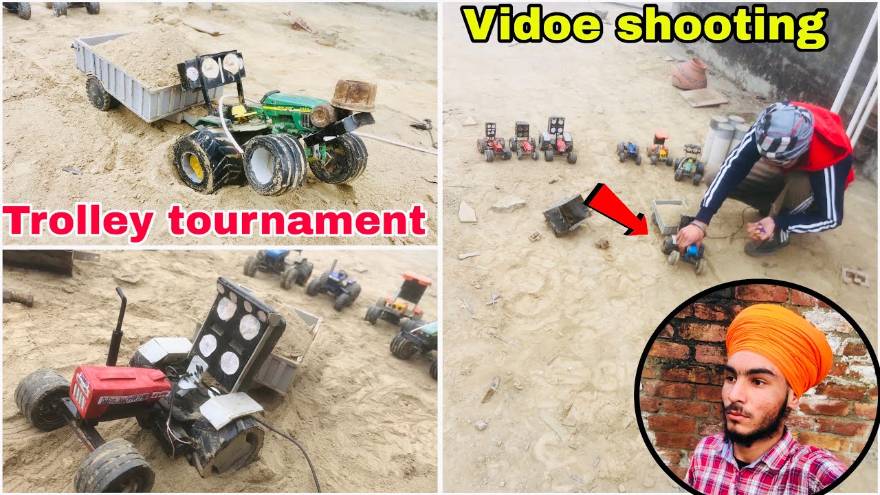 New vlog || 🚜Rc tractor nal trolley tournament kitta || 