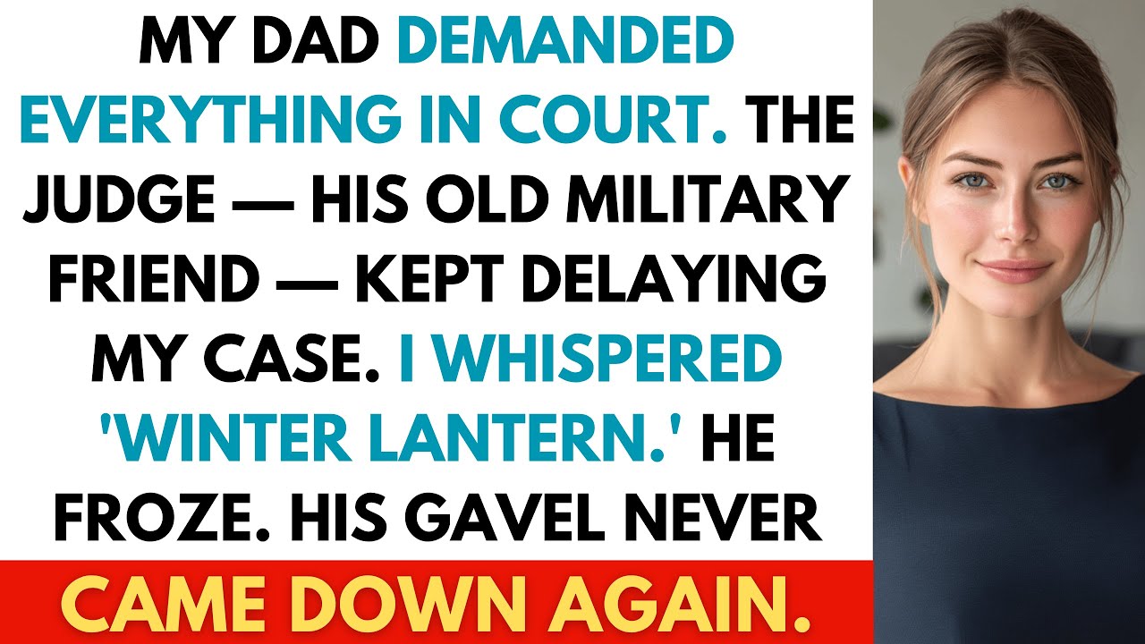 My Dad Demanded Everything In Court — Until I Said a Code Phrase That Made the Courtroom Freeze