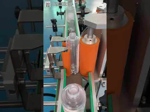 Visual Appeal Automatic Round Bottle Labeling Machine High Tech Sticker Applicator Design