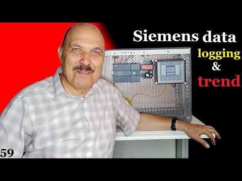 Siemens S7-1200 HMI Trend view, data logging features, internal tags, HTML Browser