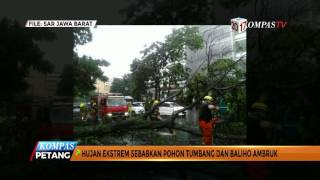 Hujan es batu di bandung