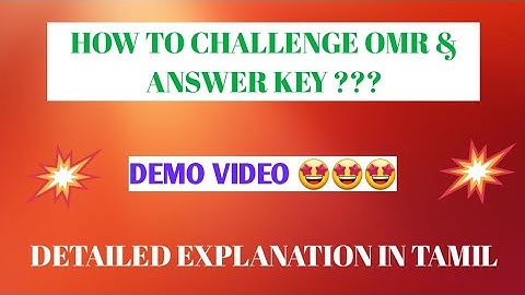 How to challenge answer key and omr| Demo video | Detailed Explanation|@successinneetwithjay8127