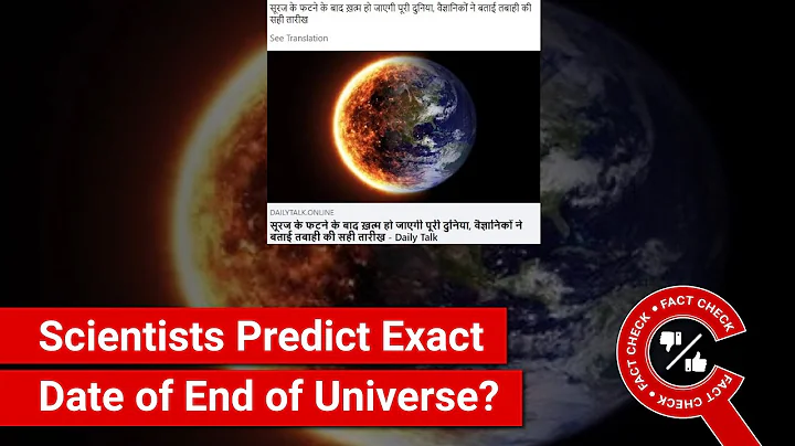 FACT CHECK: Have Scientists Predicted the Exact Date of the End of the Universe?