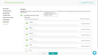 Fresh KDS 2.16 Features - New Web Settings