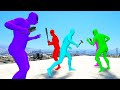 Alien Wars on Rooftops (Melee Only) GTA 5 NPC Wars 98