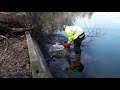 Clearing a Massive Clog on a Lake Drain Culvert