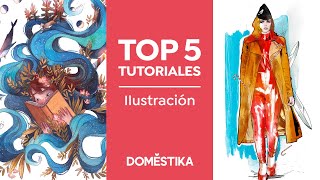 TOP 5 Tutoriales GRATIS de ILUSTRACIÓN para profesionales | Domestika