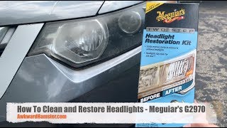 Meguiar's G2970 Two Step Headlight Restoration Kit