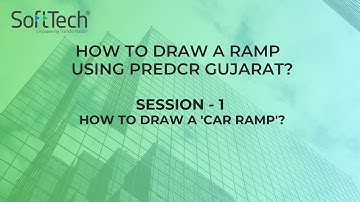 How to draw a ramp using PreDCR Gujarat? Session -1 How to draw a ‘Car Ramp’?