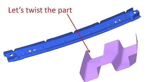 Creo Parametric Tricks - How to twist a part in automotive part design
