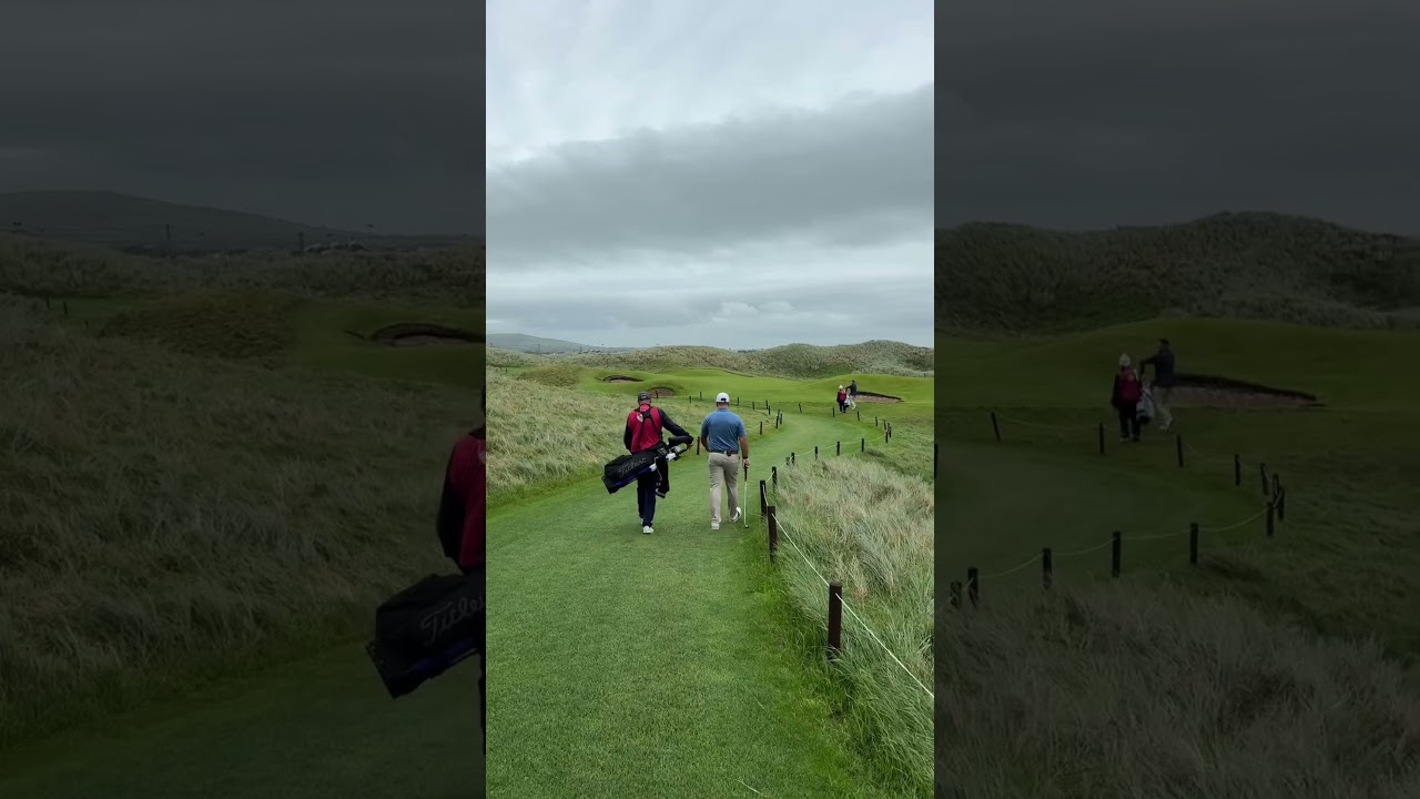 Irish Links Course, Walking to Green with a Putter... Best Walk in Golf? 🇮🇪