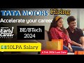 🔥Tata Motors Early Career Program 2026 | BE/BTech 2024 | ₹10 LPA | Apply Now #tatamotors #2024batch