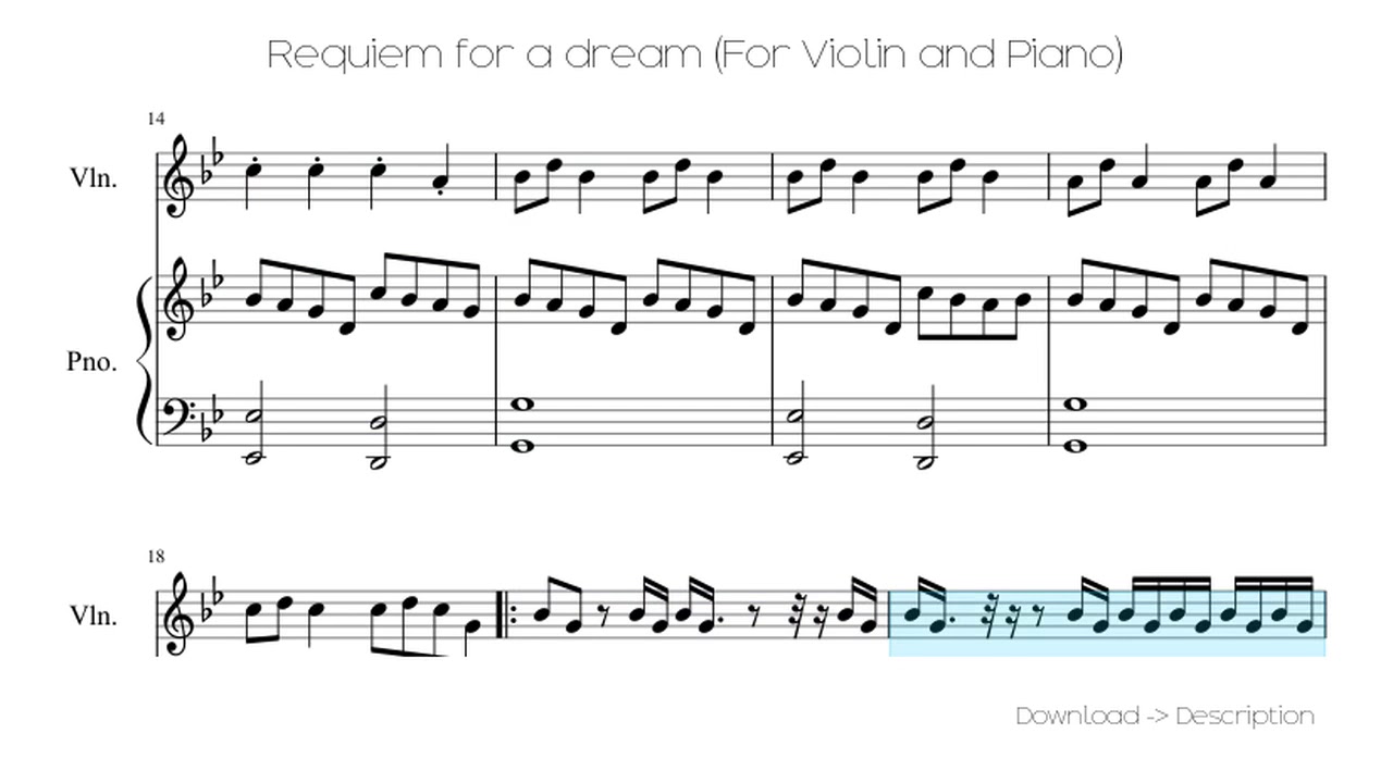 🎶 Requiem For A Dream (For And Piano) 🎸🎸 - YouTube