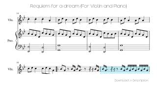 🎶 Requiem For A Dream (For Violin And Piano) 🎸🎸