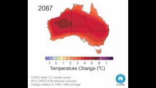 Projected Australian temperature change 2000-2100