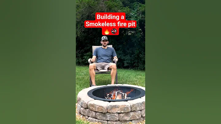 Building a Smokeless Fire Pit 🔥🚭