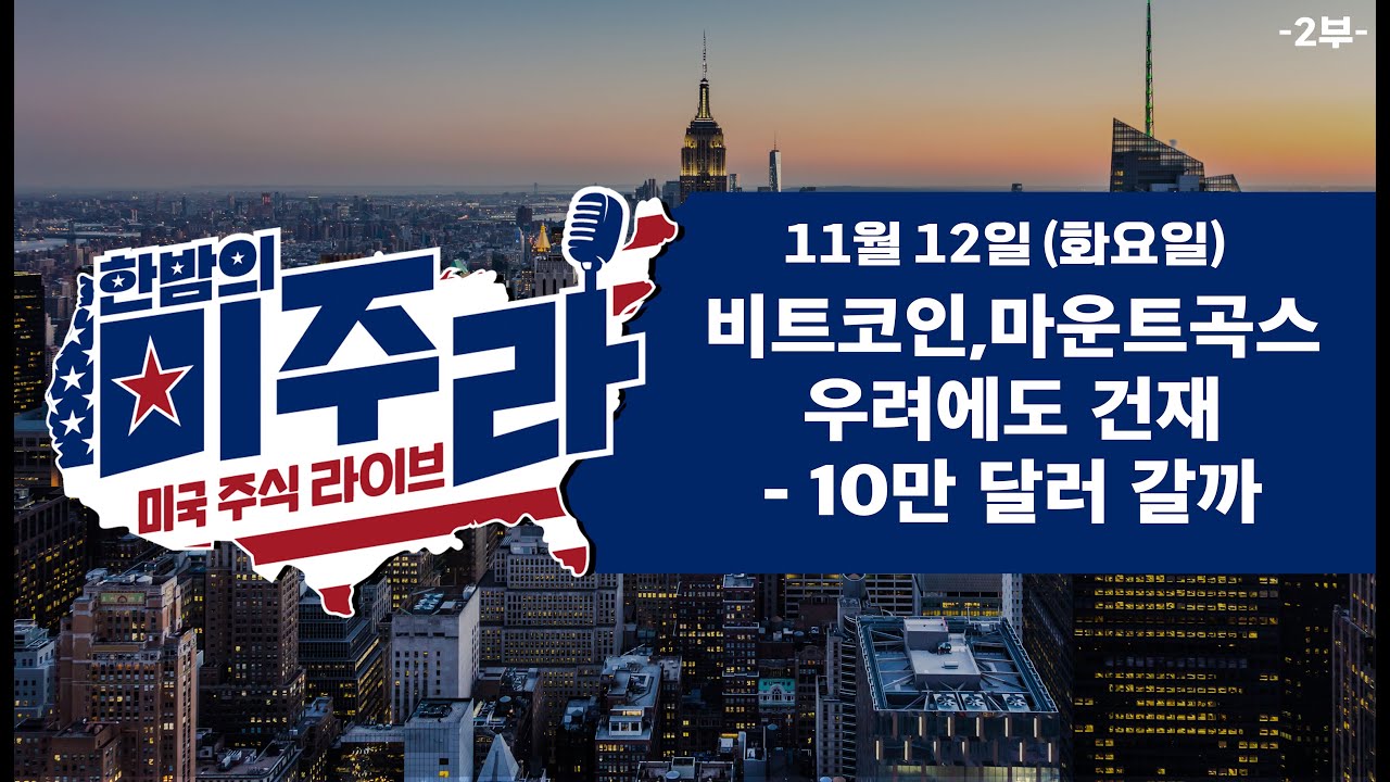 비트코인,마운트곡스 우려에도 건재 - 10만 달러 갈까_2024년 11월 12일(화)_2부 - DealSite경제TV