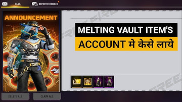 Melting Vault Item Return Announced Free Fire (05/01/2023